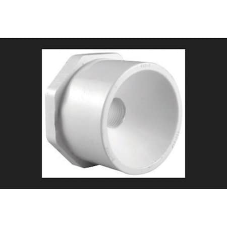 Pinpoint 3 x 1 in. PVC Pipe Reducing Bushing, Schedule 40 - White PI612257